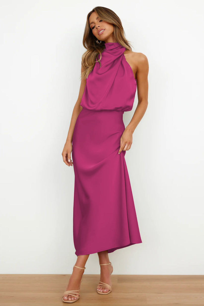 Veronica | Long satin dress™