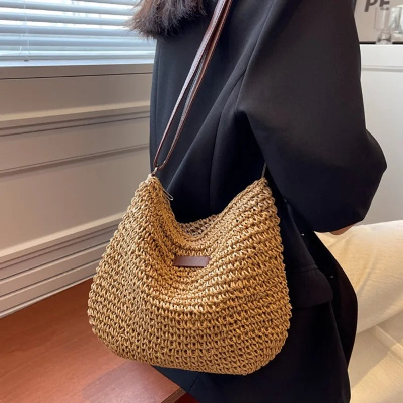 Helena | Straw shoulder bag™