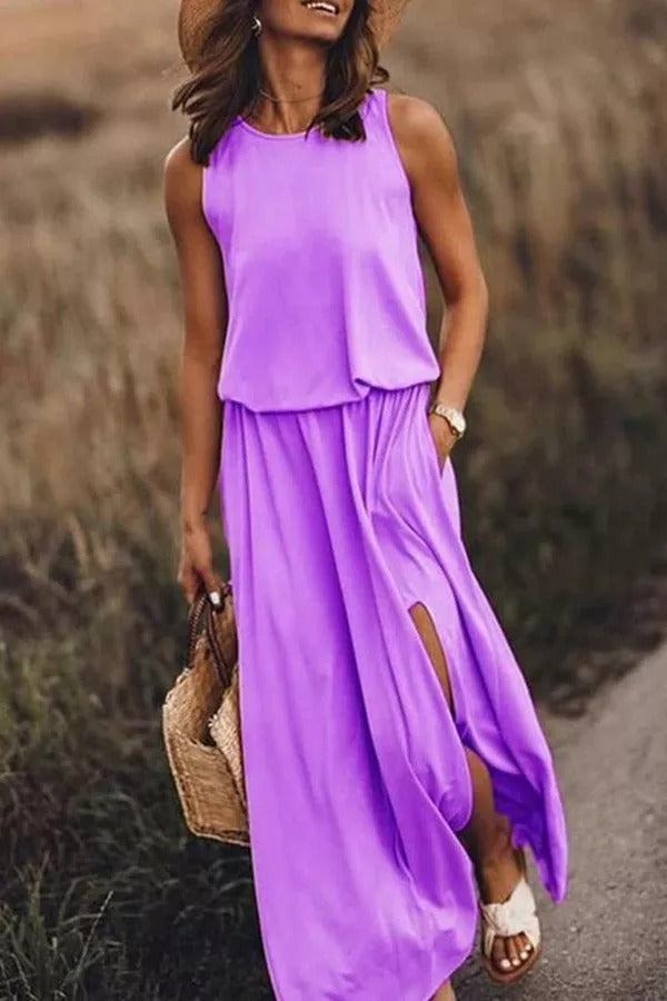 Giselle | Loose Fit Slit Maxi Dress™