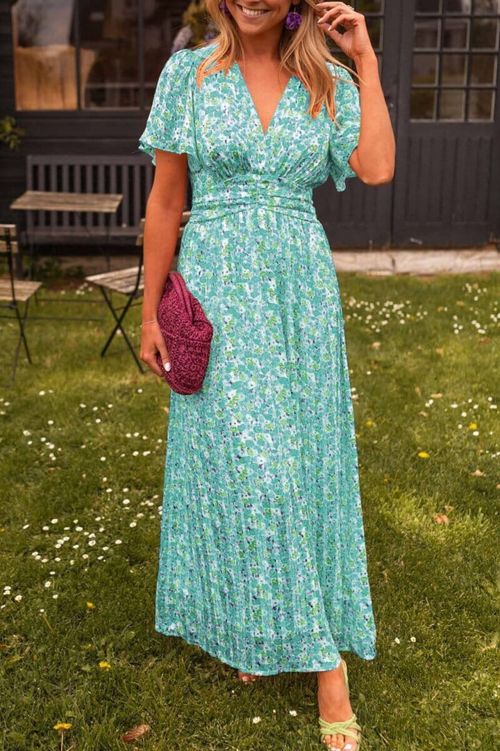 Sandra | Elegant V-Neck Maxi Dress™